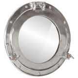 Wandspiegel Patrijspoort Ø38 Cm Aluminium En Glas