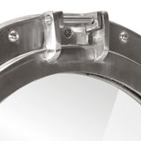Wandspiegel Patrijspoort Ø38 Cm Aluminium En Glas