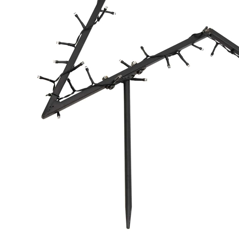 Kerstverlichting Met Ster 115 Led's 85 Cm Groen