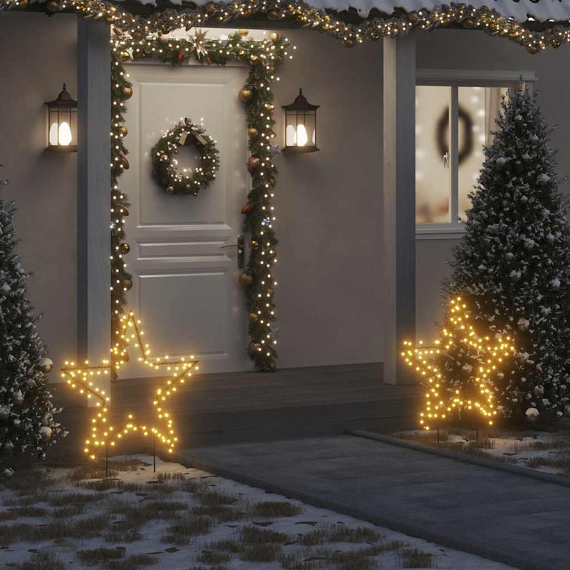 Kerstverlichting Met Ster 115 Led's 85 Cm Groen