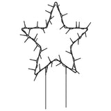 Kerstverlichting Ster 3 St Met Grondpinnen 50 Led's 29 Cm Wit