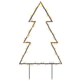 Kerstverlichting Kerstboom Met Grondpinnen 115 Led's 90 Cm Groen