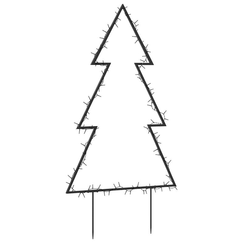 Kerstverlichting Kerstboom Met Grondpinnen 115 Led's 90 Cm Groen