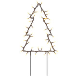 Kerstverlichting Kerstboom Met Grondpinnen 50 Led's 30 Cm