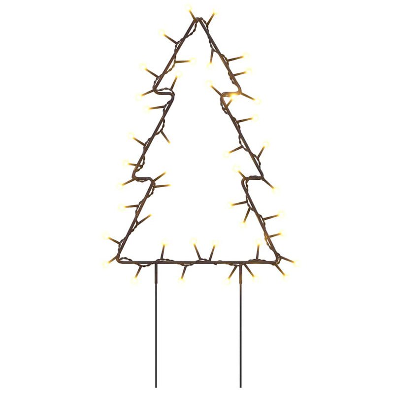 Kerstverlichting Kerstboom Met Grondpinnen 50 Led's 30 Cm