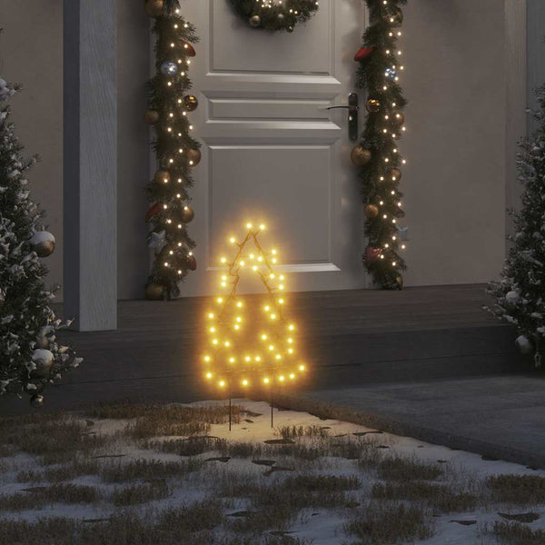 Kerstverlichting Kerstboom Met Grondpinnen 50 Led's 30 Cm