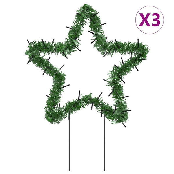 Kerstverlichting Ster Met Grondpinnen 50 Led's 29 Cm