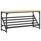 Schoenenrek 90X30X Bewerkt Hout Kleurig Sonoma Eiken