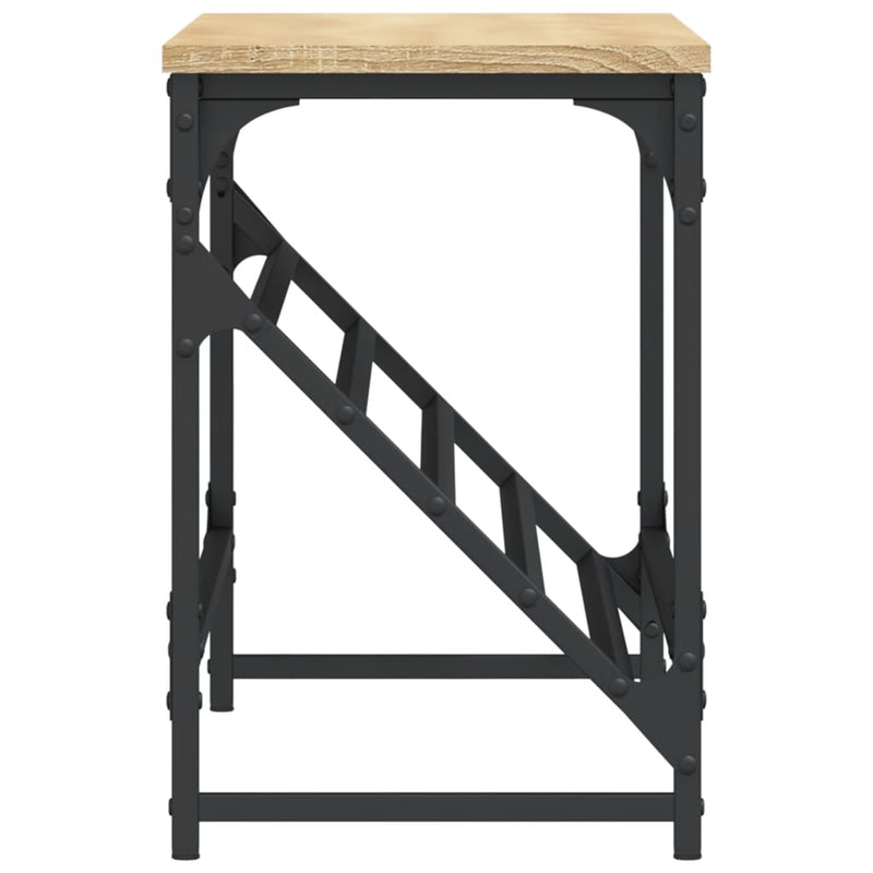 Schoenenrek 90X30X Bewerkt Hout Kleurig Sonoma Eiken