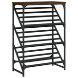 Schoenenrek 60X30X Bewerkt Hout Bruin Eikenkleur