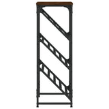 Schoenenrek 60X30X Bewerkt Hout Bruin Eikenkleur