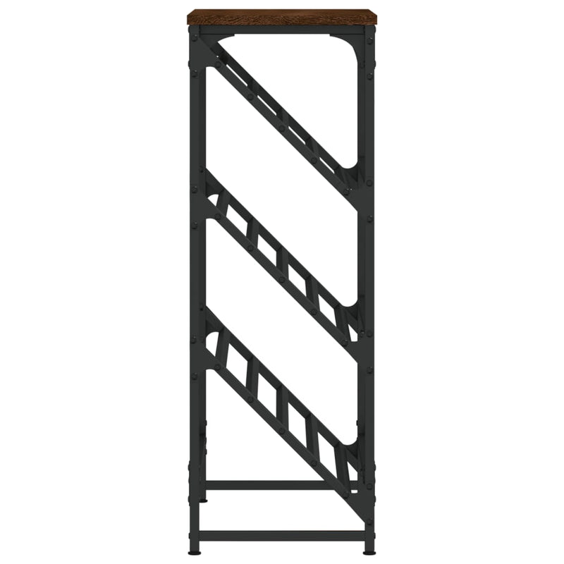 Schoenenrek 60X30X Bewerkt Hout Bruin Eikenkleur