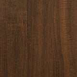 Schoenenrek 60X30X Bewerkt Hout Bruin Eikenkleur