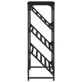 Schoenenrek 90X30X Bewerkt Hout Zwart