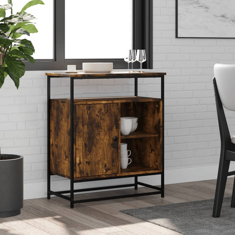 Dressoir 69 X 35 X 80 Cm Bewerkt Hout