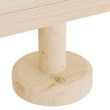 Kerstdecoraties Kerstboom 2 St 30 Cm Massief Grenenhout Naturel (Onafgewerkt)