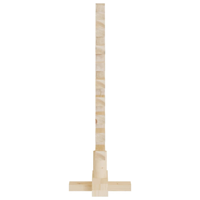 Kerstdecoratie Kerstboom Massief Grenenhout Naturel (Onafgewerkt)