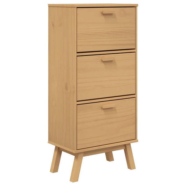 Schoenenkast Olden 55X35X Grenenhout Bruin