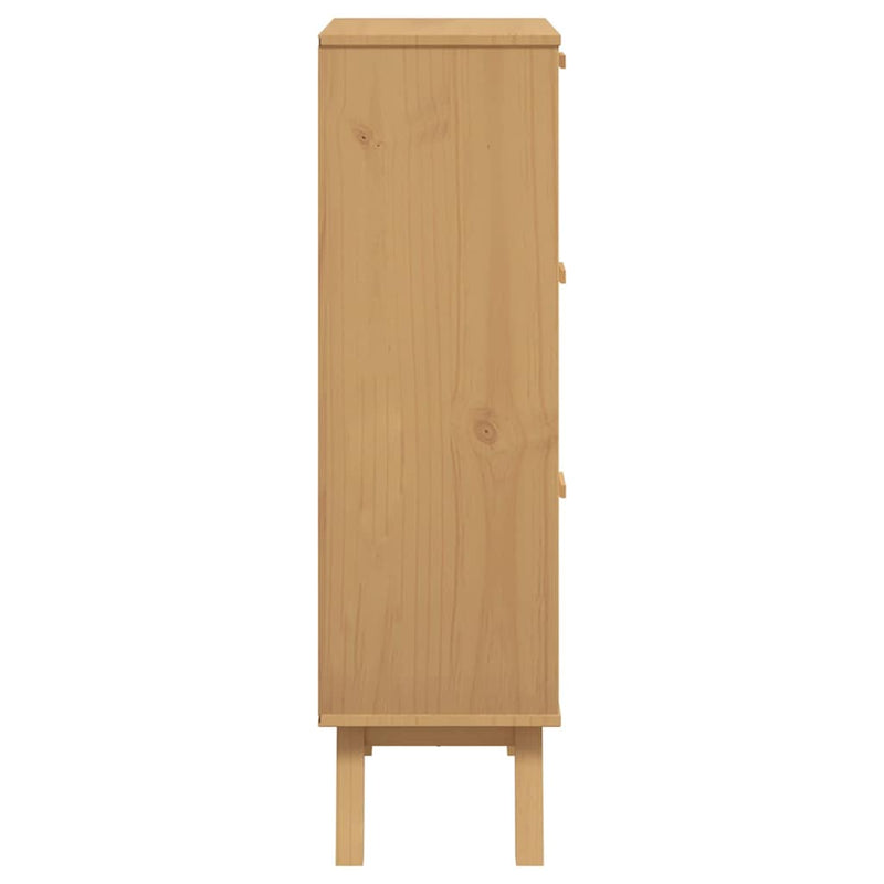 Schoenenkast Olden 55X35X Grenenhout Bruin