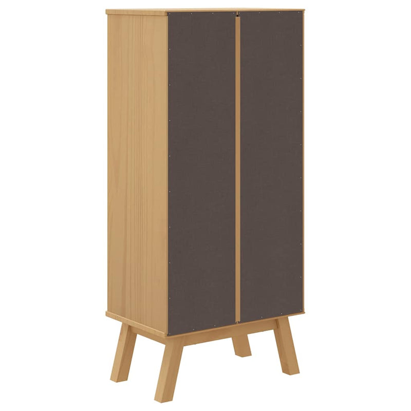 Schoenenkast Olden 55X35X Grenenhout Bruin