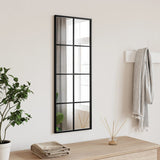 Wandspiegels 2 St 100X60 Cm Metaal Zwart