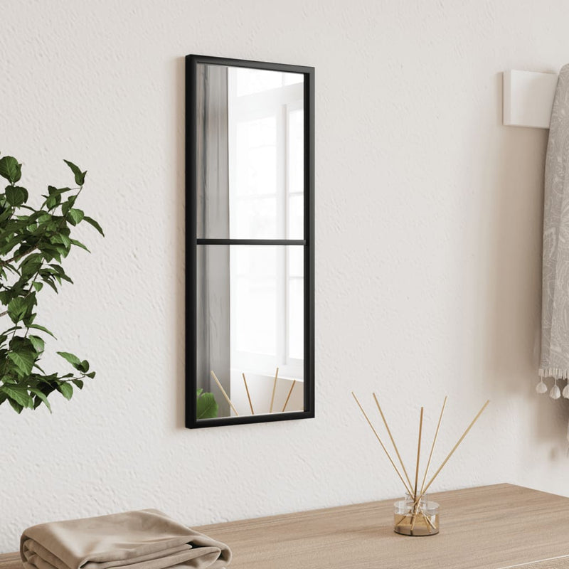 Wandspiegels 2 St 100X60 Cm Metaal Zwart