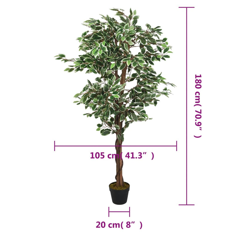 Kunstplant Ficus 1008 Bladeren Groen