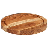 Hakblok Ø 25X2,5 Cm Massief Acaciahout