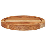 Hakblok Ø 25X2,5 Cm Massief Acaciahout