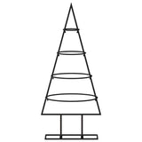 Kerstdecoratie Kerstboom Metaal Zwart
