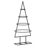 Kerstdecoratie Kerstboom Metaal Zwart