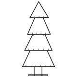 Kerstdecoratie Kerstboom Metaal Zwart