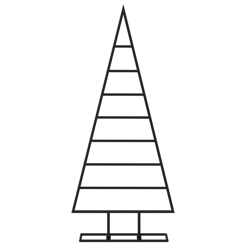Kerstdecoratie Kerstboom Metaal Zwart