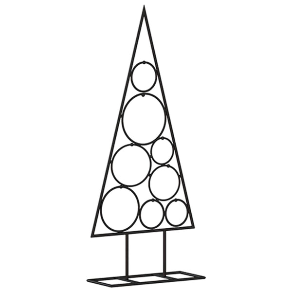 Kerstdecoratie Kerstboom Metaal Zwart Zwart