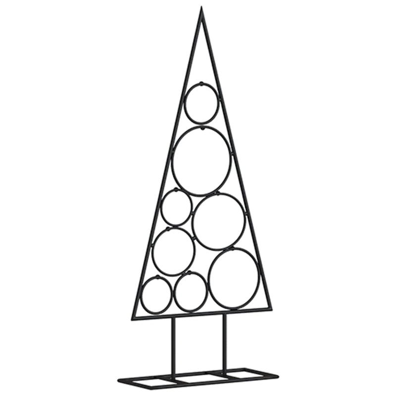 Kerstdecoratie Kerstboom Metaal Zwart Zwart