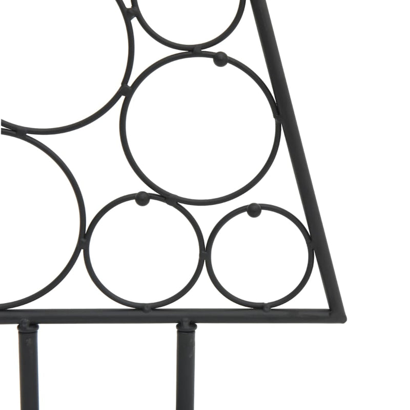 Kerstdecoratie Kerstboom Metaal Zwart Zwart