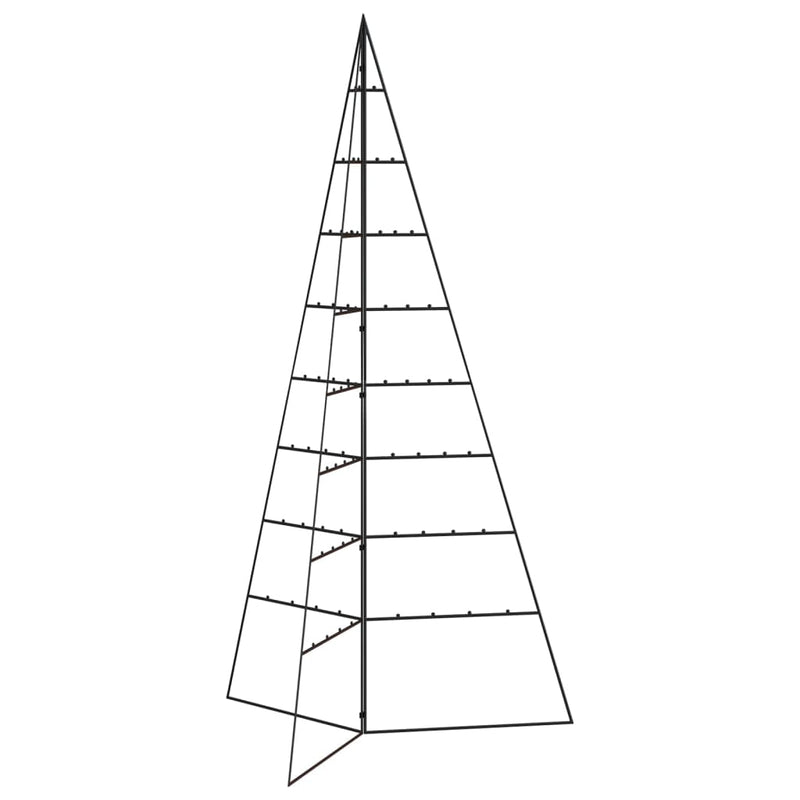 Kerstdecoratie Kerstboom Metaal Zwart Zwart