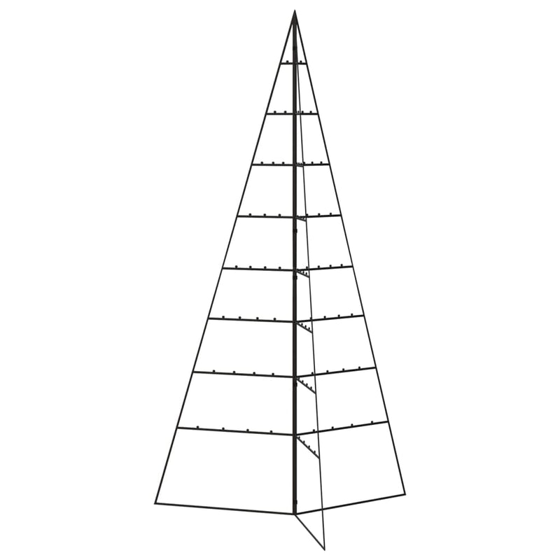 Kerstdecoratie Kerstboom Metaal Zwart Zwart