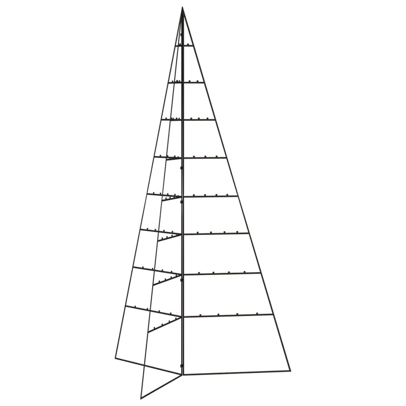 Kerstdecoratie Kerstboom Metaal Zwart Zwart