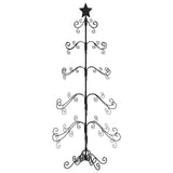 Kerstdecoratie Kerstboom Metaal Zwart
