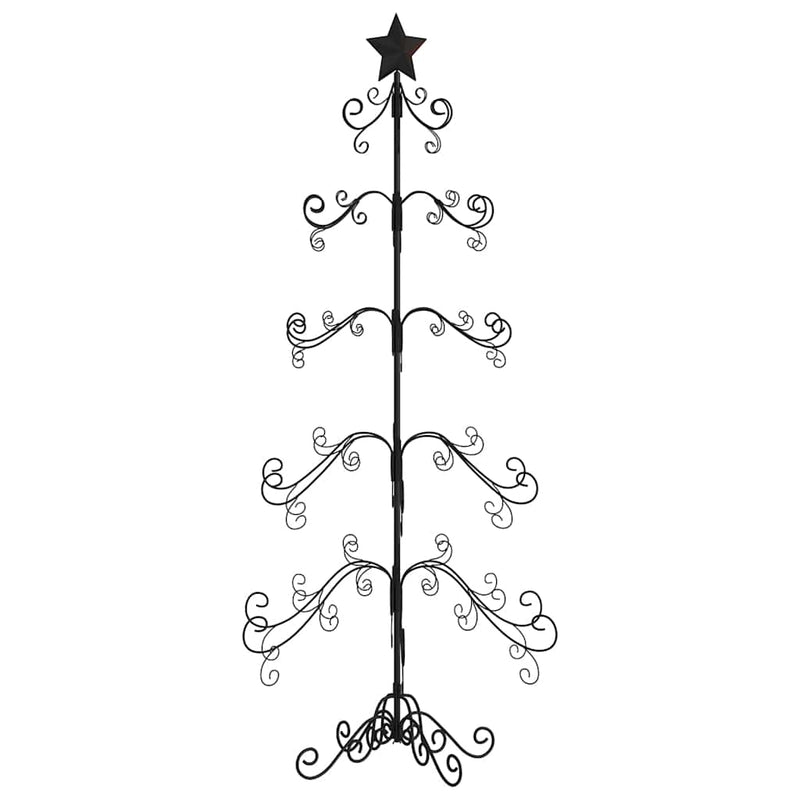 Kerstdecoratie Kerstboom Metaal Zwart
