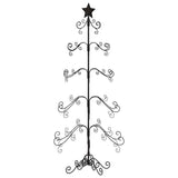Kerstdecoratie Kerstboom Metaal Zwart