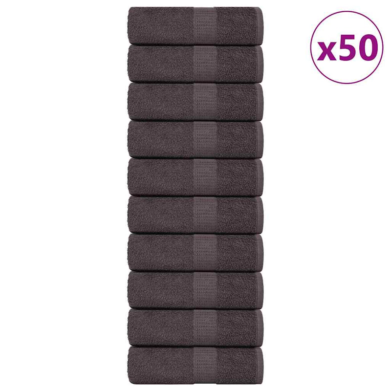 Handdoeken 100X200Cm 360G/M² 100% Katoen Kleurig Antraciet