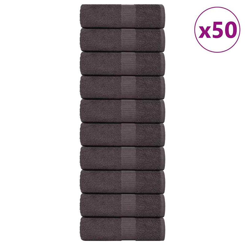 Handdoeken 100X200Cm 360G/M² 100% Katoen Kleurig Antraciet