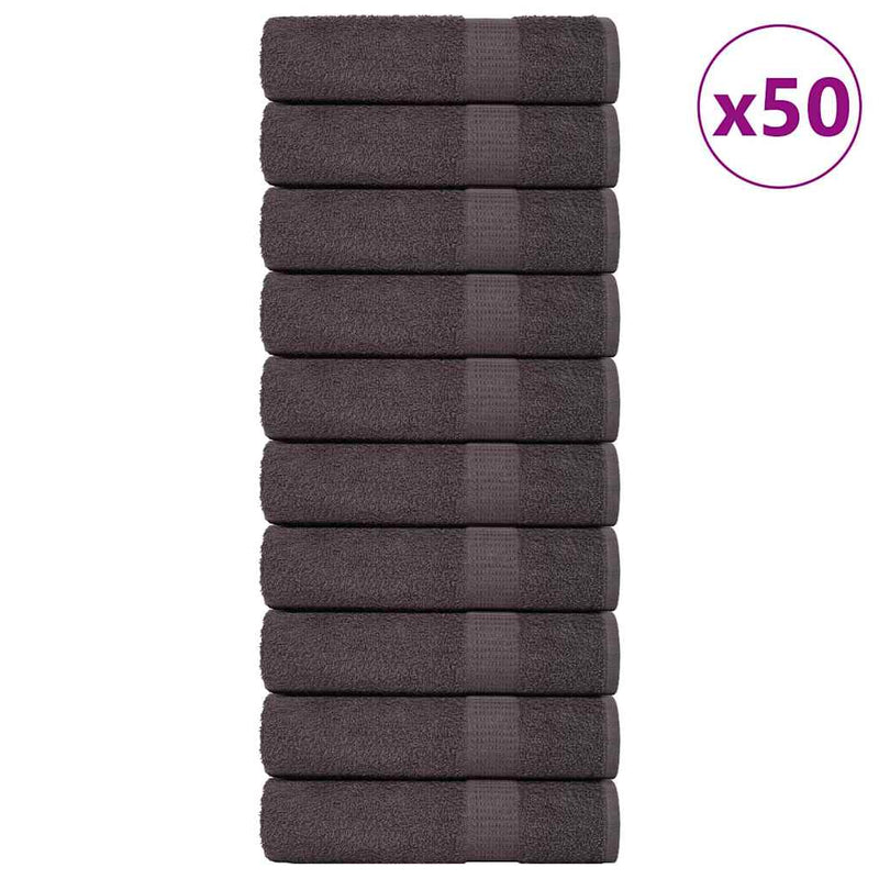 Handdoeken 100X200Cm 360G/M² 100% Katoen Kleurig Antraciet