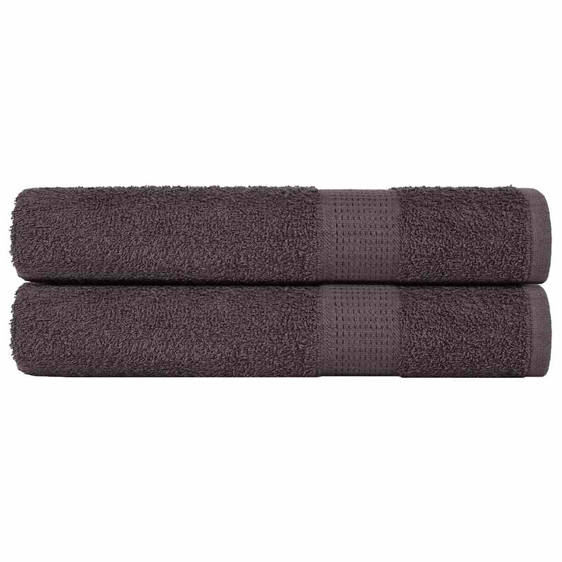 Handdoeken 100X200Cm 360G/M² 100% Katoen Kleurig Antraciet