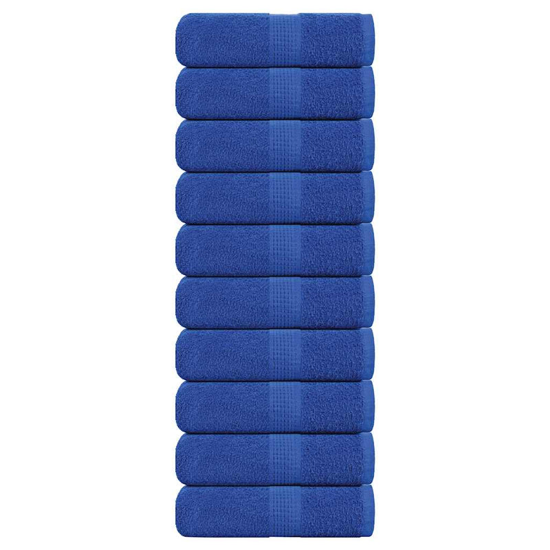 Douchehanddoeken 360 G/M² 100% Katoen Blauw