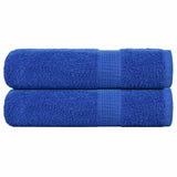 Douchehanddoeken 360 G/M² 100% Katoen Blauw
