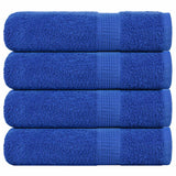 Douchehanddoeken 360 G/M² 100% Katoen Blauw