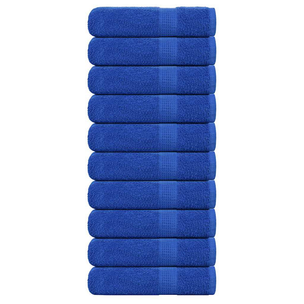 Douchehanddoeken 360 G/M² 100% Katoen Blauw